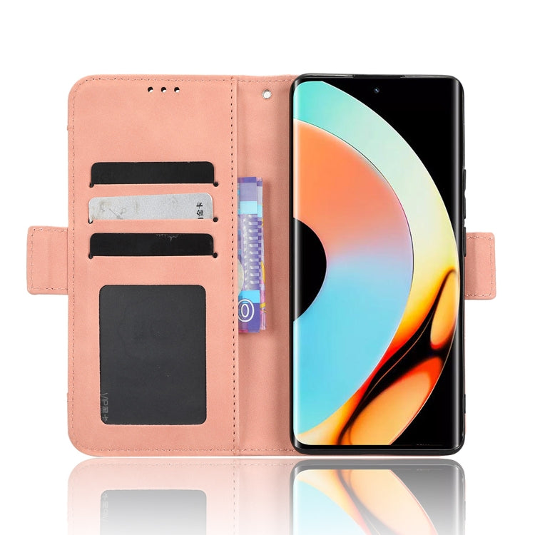 For Realme 10 Pro+ Skin Feel Calf Texture Card Slots Leather Phone Case
