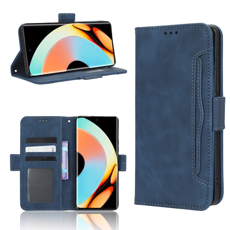 For Realme 10 Pro+ Skin Feel Calf Texture Card Slots Leather Phone Case