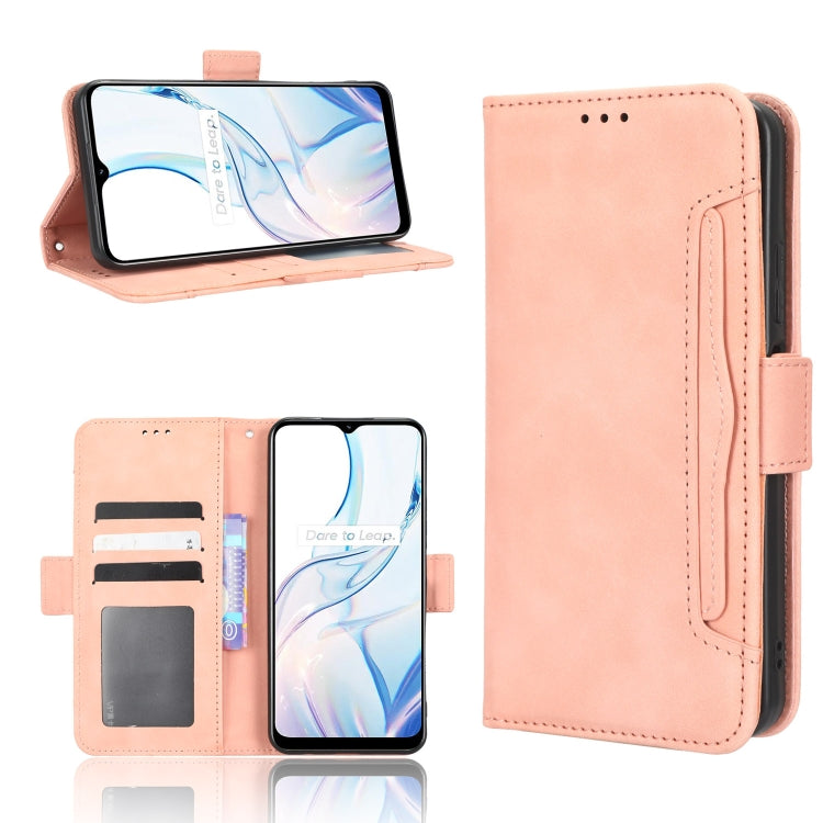 For Realme C30 / C30s Foreign Skin Feel Calf Texture Card Slots Leather Phone Case