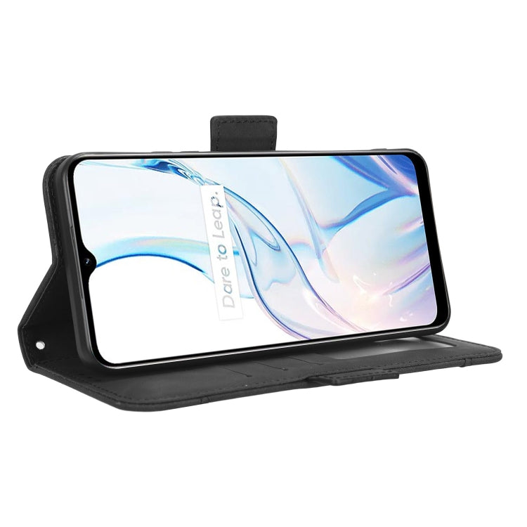 For Realme C30 / C30s Foreign Skin Feel Calf Texture Card Slots Leather Phone Case