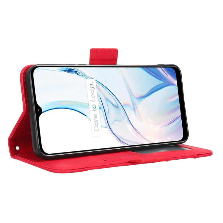 For Realme C30 / C30s Foreign Skin Feel Calf Texture Card Slots Leather Phone Case