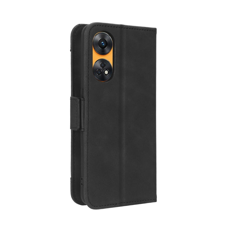 For OPPO Reno8 T 4G Skin Feel Calf Texture Card Slots Leather Phone Case