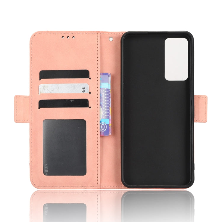 For TCL 40 R 5G Skin Feel Calf Texture Card Slots Leather Phone Case