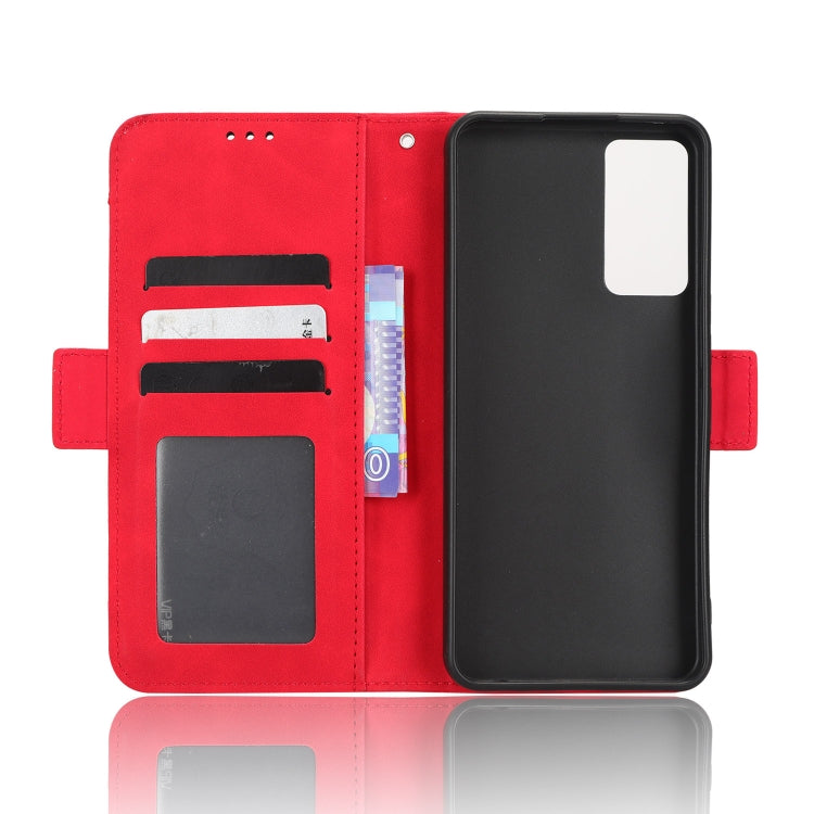 For TCL 40 R 5G Skin Feel Calf Texture Card Slots Leather Phone Case