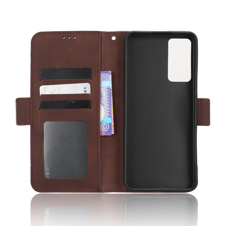 For TCL 40 R 5G Skin Feel Calf Texture Card Slots Leather Phone Case
