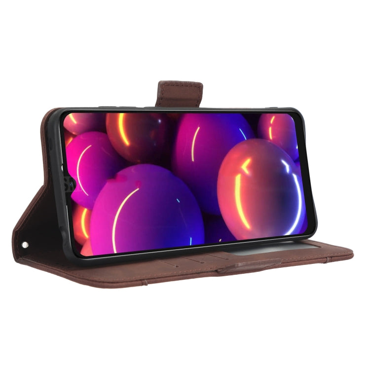 For TCL 305i Skin Feel Calf Texture Card Slots Leather Phone Case