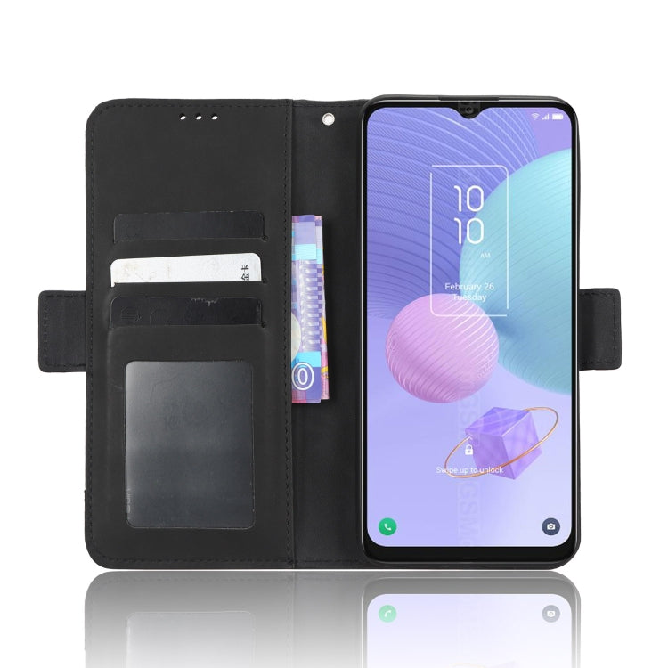 For TCL 405 / 406 T506D Skin Feel Calf Texture Card Slots Leather Phone Case