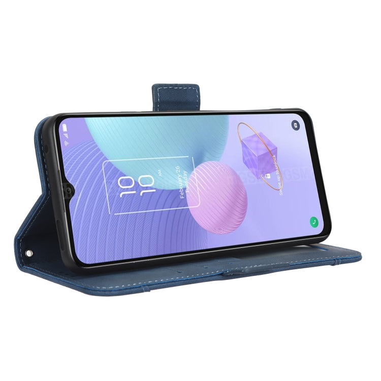 For TCL 405 / 406 T506D Skin Feel Calf Texture Card Slots Leather Phone Case