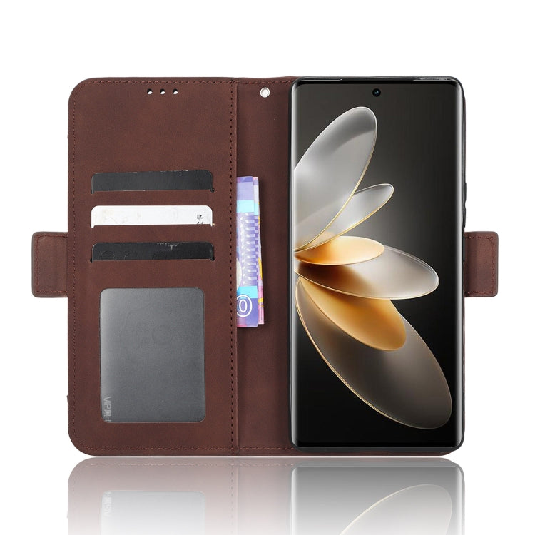 For vivo S16 Pro / S16 Skin Feel Calf Texture Card Slots Leather Phone Case