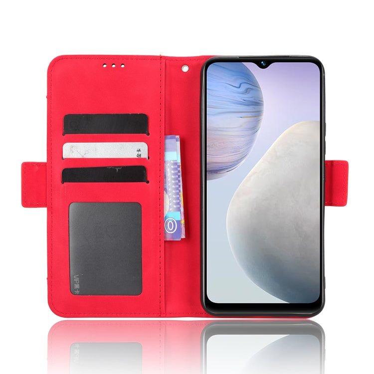 For vivo Y02 4G Skin Feel Calf Texture Card Slots Leather Phone Case