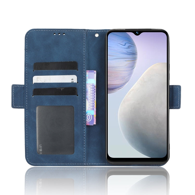 For vivo Y02 4G Skin Feel Calf Texture Card Slots Leather Phone Case