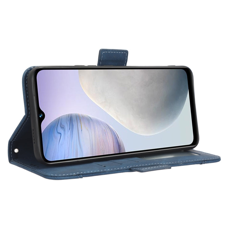 For vivo Y02 4G Skin Feel Calf Texture Card Slots Leather Phone Case