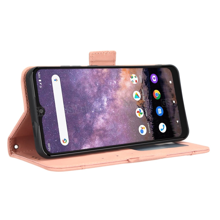 For Wiko Voix U616A Skin Feel Calf Texture Card Slots Leather Phone Case