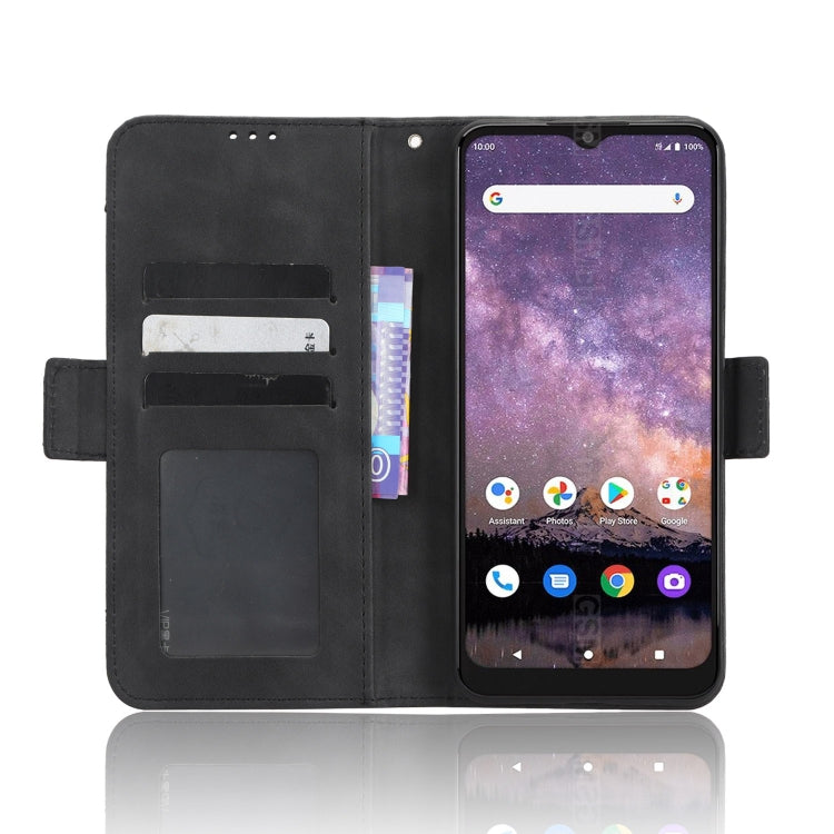 For Wiko Voix U616A Skin Feel Calf Texture Card Slots Leather Phone Case