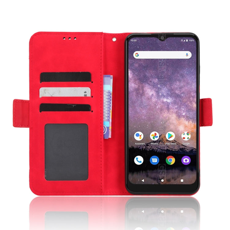 For Wiko Voix U616A Skin Feel Calf Texture Card Slots Leather Phone Case