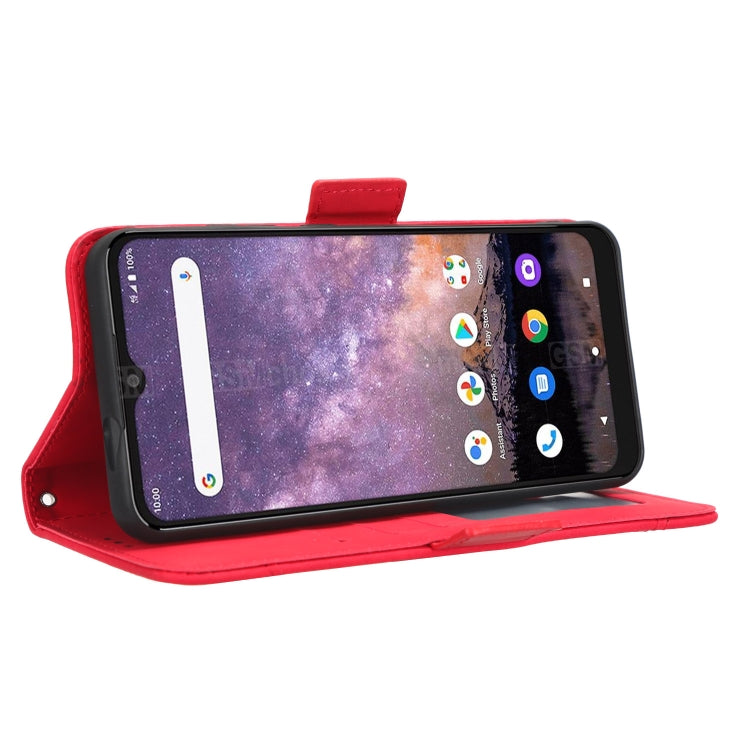 For Wiko Voix U616A Skin Feel Calf Texture Card Slots Leather Phone Case