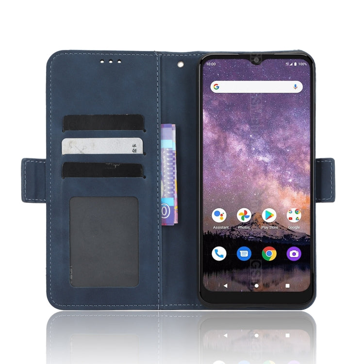 For Wiko Voix U616A Skin Feel Calf Texture Card Slots Leather Phone Case