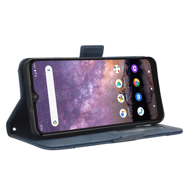 For Wiko Voix U616A Skin Feel Calf Texture Card Slots Leather Phone Case