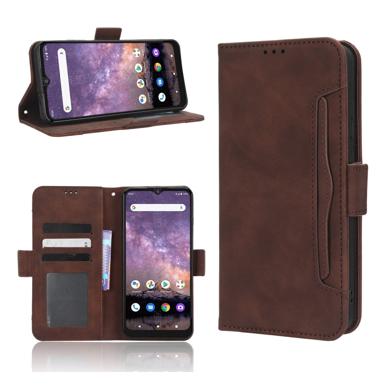 For Wiko Voix U616A Skin Feel Calf Texture Card Slots Leather Phone Case