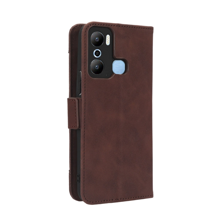 For Infinix Hot 20 Play Skin Feel Calf Texture Card Slots Leather Phone Case