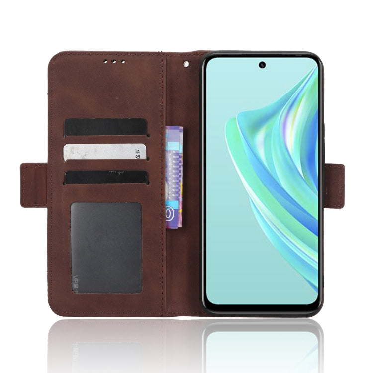 For Infinix Hot 20 Play Skin Feel Calf Texture Card Slots Leather Phone Case