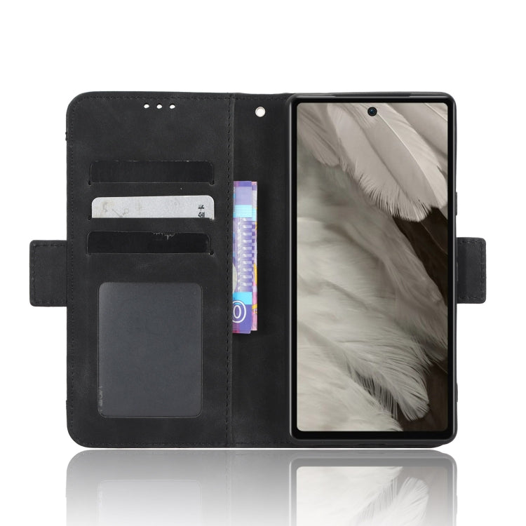 For Google Pixel 7a Skin Feel Calf Texture Card Slots Leather Phone Case