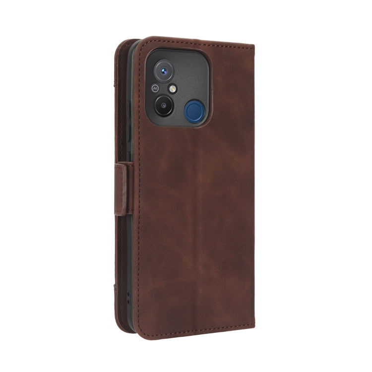 For Xiaomi Redmi 12C / 11A Skin Feel Calf Texture Card Slots Leather Phone Case