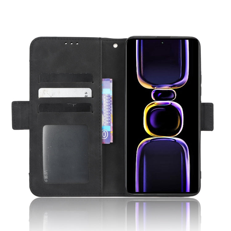 For Xiaomi Redmi K60 5G / K60 Pro Skin Feel Calf Texture Card Slots Leather Phone Case