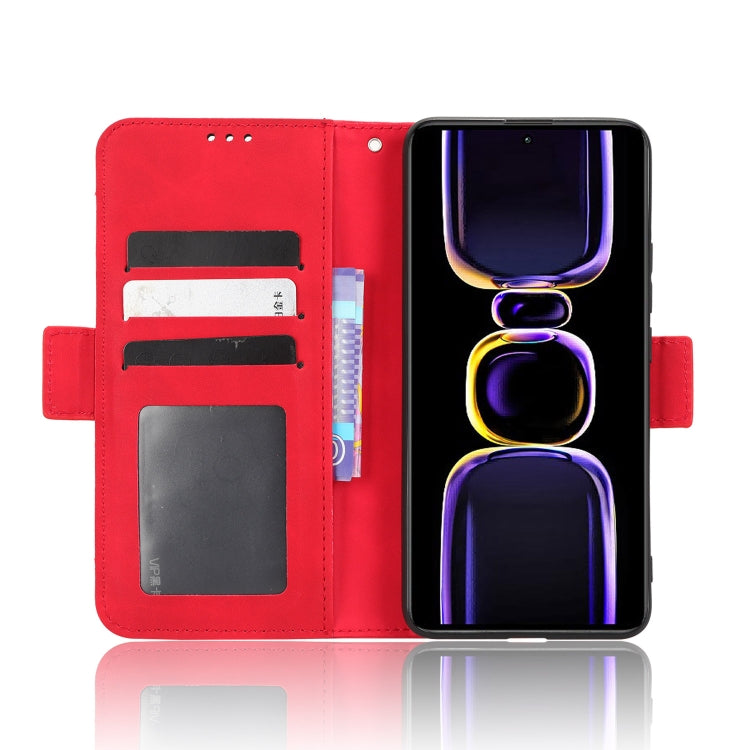 For Xiaomi Redmi K60 5G / K60 Pro Skin Feel Calf Texture Card Slots Leather Phone Case