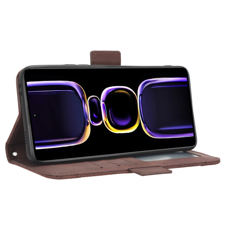 For Xiaomi Redmi K60 5G / K60 Pro Skin Feel Calf Texture Card Slots Leather Phone Case