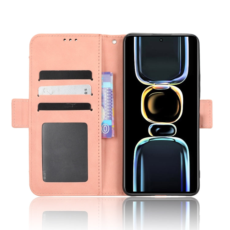 For Xiaomi Redmi K60E 5G Skin Feel Calf Texture Card Slots Leather Phone Case