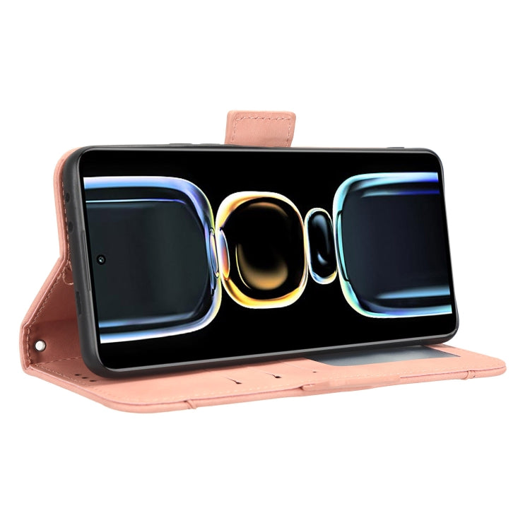 For Xiaomi Redmi K60E 5G Skin Feel Calf Texture Card Slots Leather Phone Case