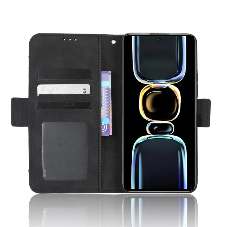 For Xiaomi Redmi K60E 5G Skin Feel Calf Texture Card Slots Leather Phone Case