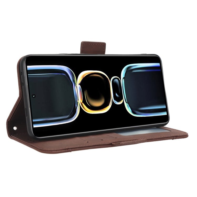 For Xiaomi Redmi K60E 5G Skin Feel Calf Texture Card Slots Leather Phone Case