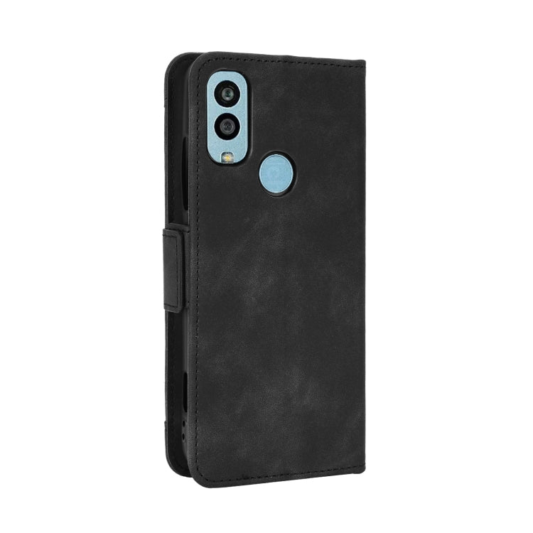 For Kyocera Android One S10 Skin Feel Calf Texture Card Slots Leather Phone Case