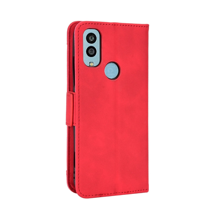 For Kyocera Android One S10 Skin Feel Calf Texture Card Slots Leather Phone Case