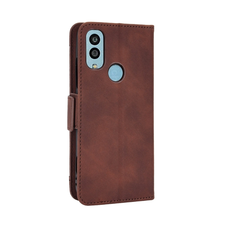 For Kyocera Android One S10 Skin Feel Calf Texture Card Slots Leather Phone Case