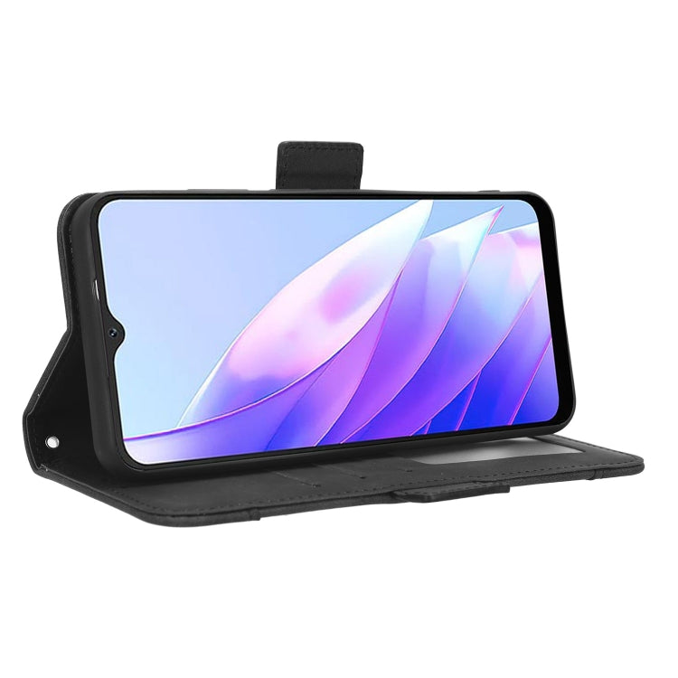 For Blackview A52 Skin Feel Calf Texture Card Slots Leather Phone Case