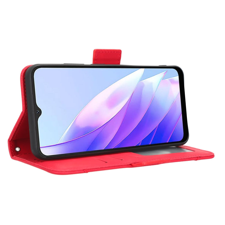 For Blackview A52 Skin Feel Calf Texture Card Slots Leather Phone Case