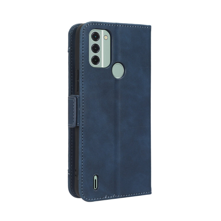 For Nokia C31 Skin Feel Calf Texture Card Slots Leather Phone Case