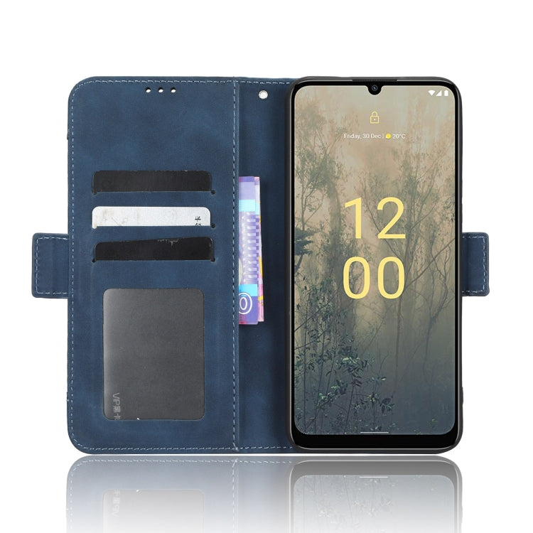 For Nokia C31 Skin Feel Calf Texture Card Slots Leather Phone Case