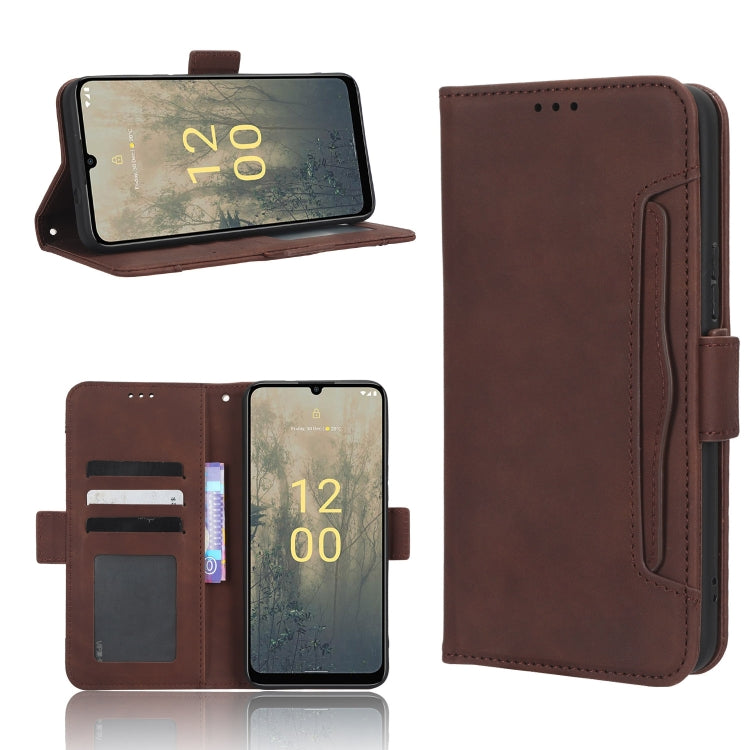 For Nokia C31 Skin Feel Calf Texture Card Slots Leather Phone Case