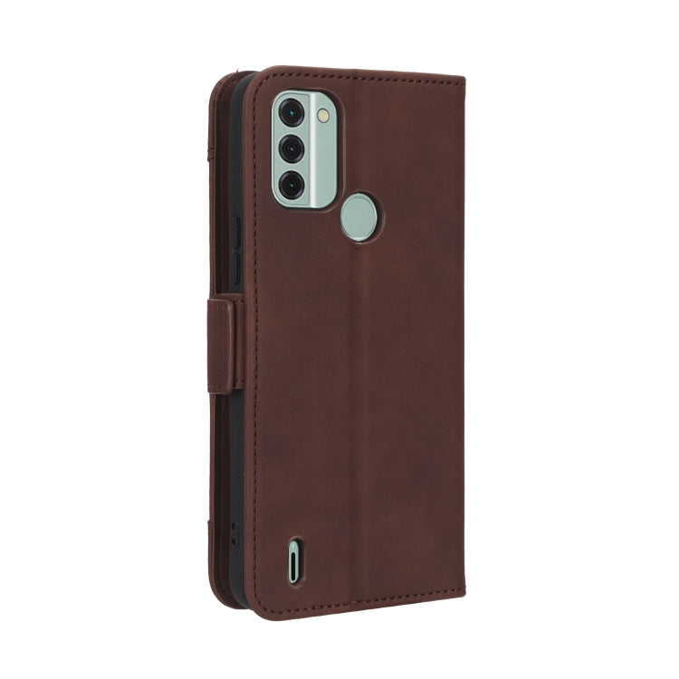 For Nokia C31 Skin Feel Calf Texture Card Slots Leather Phone Case