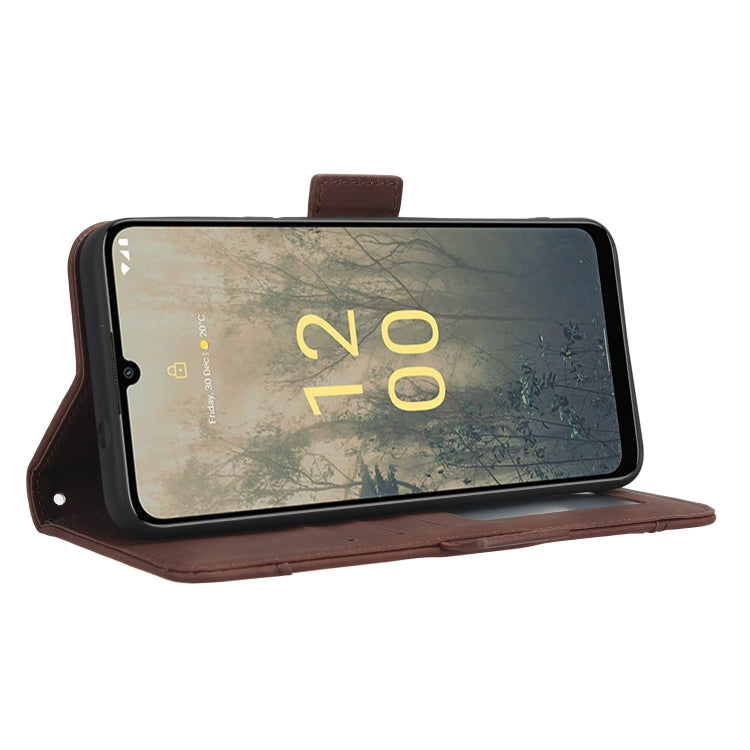 For Nokia C31 Skin Feel Calf Texture Card Slots Leather Phone Case