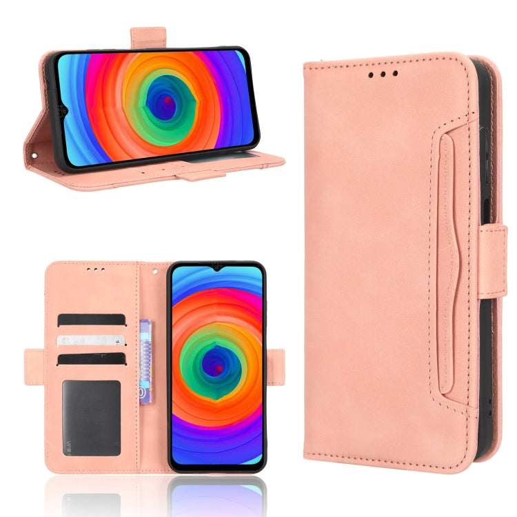 For Ulefone Note 14 Skin Feel Calf Texture Card Slots Leather Phone Case