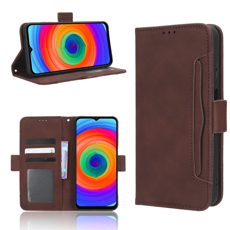 For Ulefone Note 14 Skin Feel Calf Texture Card Slots Leather Phone Case