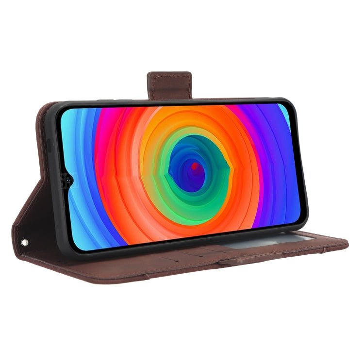 For Ulefone Note 14 Skin Feel Calf Texture Card Slots Leather Phone Case