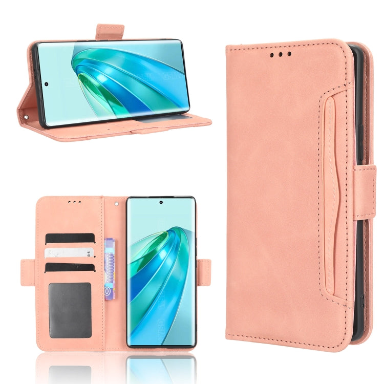 For Honor X9A / X40 / Magic5 Lite 5G Skin Feel Calf Texture Card Slots Leather Phone Case