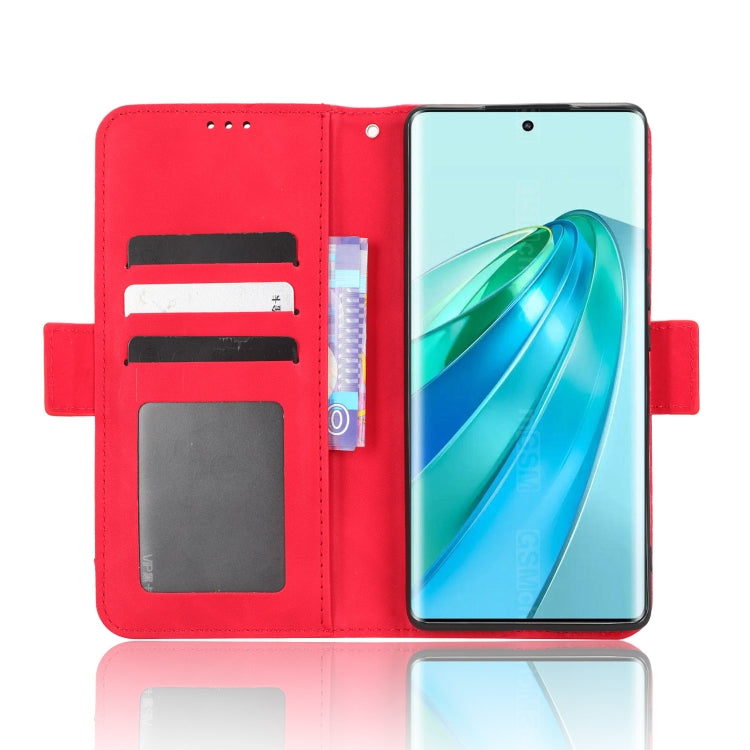 For Honor X9A / X40 / Magic5 Lite 5G Skin Feel Calf Texture Card Slots Leather Phone Case