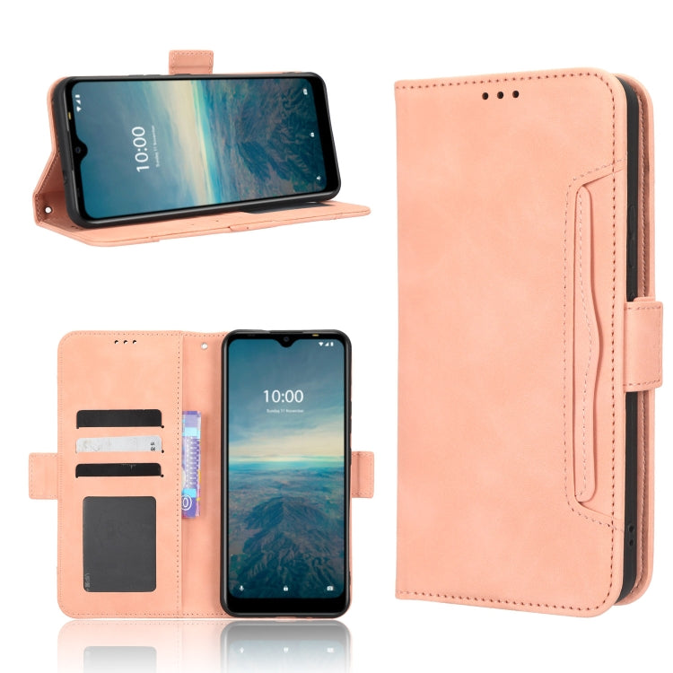 For Vodafone Smart V22 Skin Feel Calf Texture Card Slots Leather Phone Case